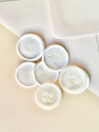 Pressed Hydrangea Wax Seal Stickers