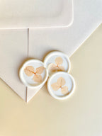 Pressed Hydrangea Wax Seal Stickers