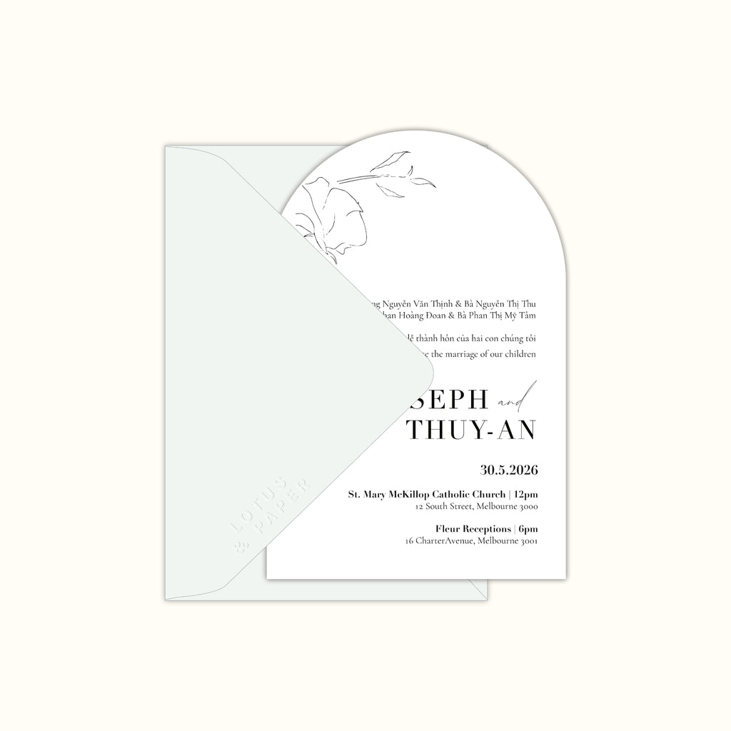 Da Lat Wedding Invitation